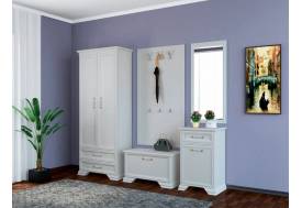 Прихожая Грация Белый глубокие поры-Белый