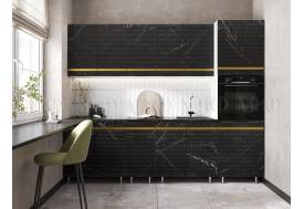 Кухня Милена 2,6 м Мрамор Блэк софт