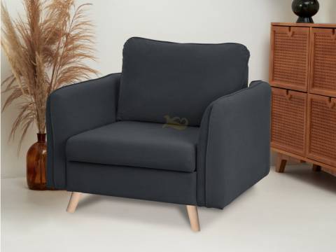 Кресло 4445 ткань Вивальди 37 графитовый