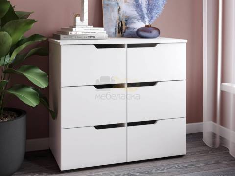Комод КМ-3 белый