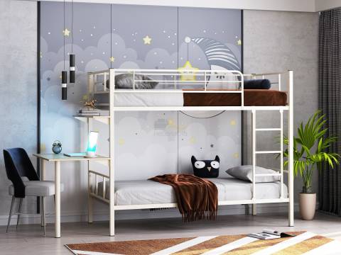 Кровать двухъярусная Севилья 2.02 комбо Слоновая кость