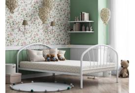 Кровать металлическая Эвора 120 белая