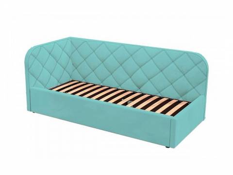 Кровать-софа Комфорт-1 Левая Ромб с ПМ велюр Магия 72