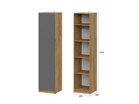 Пенал Авиньон Графит серый