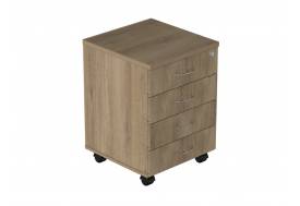 Тумба мобильная на 4 ящика с замком Р.Т-4 зЦ Референт