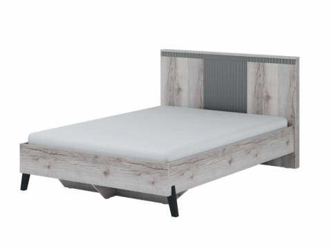 Кровать с ножками 1600 Ольга 3 дуб делано