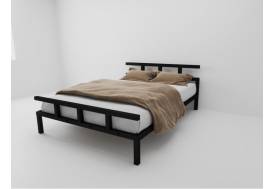 Кровать металлическая Лофт 1400 черная