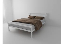 Кровать металлическая Комфорт 1600 белая