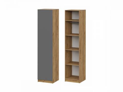 Шкаф однодверный Сити в прихожую без ручки