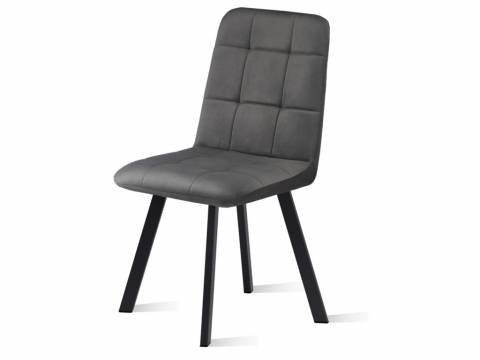 Стул Феникc 30х15 Велюр fiore grey серый