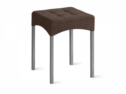 Табурет Люкс.1 Микровелюр Виола 05 (шоколад)