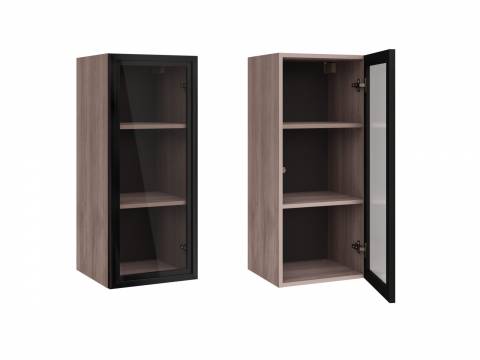 Шкаф-витрина навесной 16.322.02 Роквуд