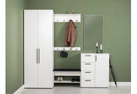 Прихожая Эйр Белый шагрень