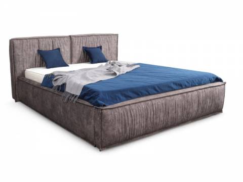 Кровать Чикаго 1400 вариант 1 Аликанте серый