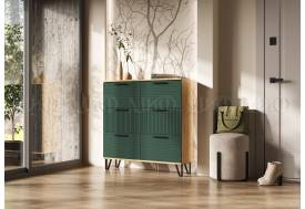 Обувница (1000) Флэш Браш Мени Грин, Дуб Крафт