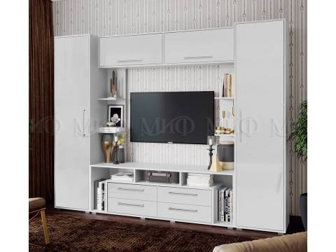 Гостиная Гармония Пластер Бьянко, Белый