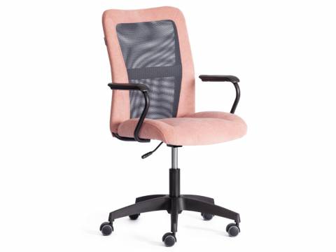 Кресло STAFF флок розовый