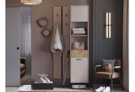 Прихожая Мебельсон К23 дуб крафт золотой/кашемир