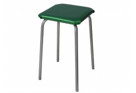 Табурет квадратный ДХ-9 обивка изумруд