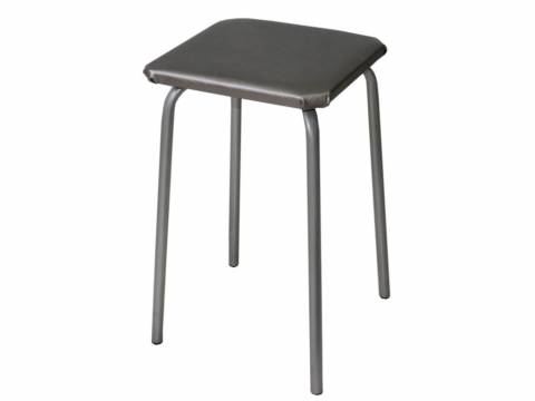 Табурет квадратный ДХ-9 обивка светлый перламутр