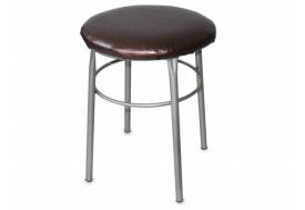 Табурет круглый ДХ-10 обивка темный перламутр