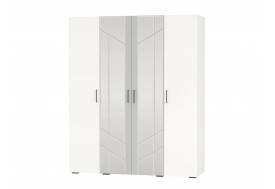 Шкаф 4-х дверный с зеркалами 4-75938