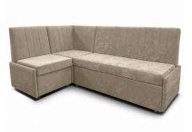 Угловой диван Призма Страйп со спальным местом вивальди 3