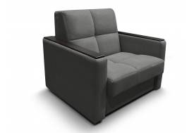 Диван Рэй 700х2000 Клетка с прямыми подлокотниками с МДФ вивальди 34