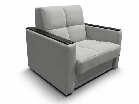 Диван Рэй 700х2000 Клетка с прямыми подлокотниками с МДФ вивальди 14