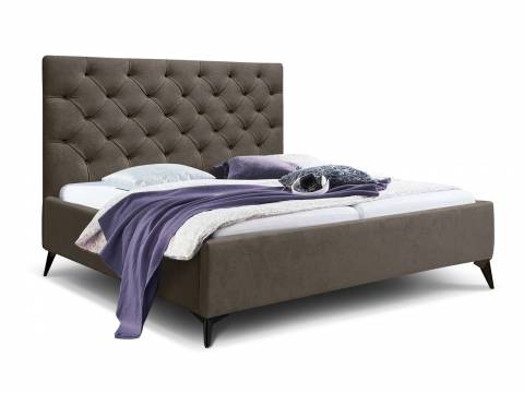 Кровать Фрейм 1400 Каретная стяжка высокие ножки с подъемом вивальди 8