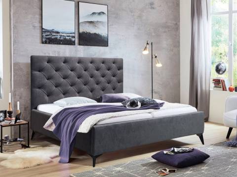 Кровать Фрейм 2000 Каретная стяжка высокие ножки с подъемом вивальди 34