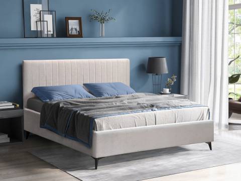 Кровать Фрейм 1400 Страйп высокие ножки без подъема вивальди 14