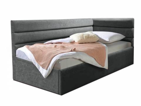 Кровать подростковая левая 900 Фрейм Модерн без подъема вивальди 34