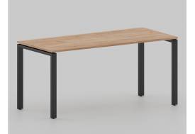 Стол с эффектом парения Лофт П-образные опоры черные ЛО.Кпп_8 800х1600 мм