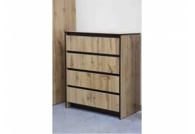 Комод 4 ящика Бостон дуб вотан