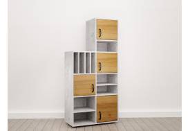 Стеллаж сложный высокий (С-18) Soft комбинированный