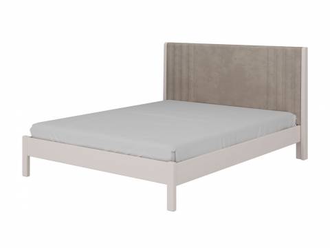 Кровать Нортан 1400 Льняной/светло-серый