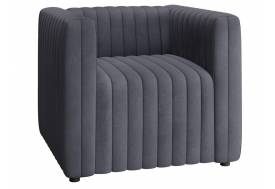 Кресло Карло Вариант 5 сине-серый