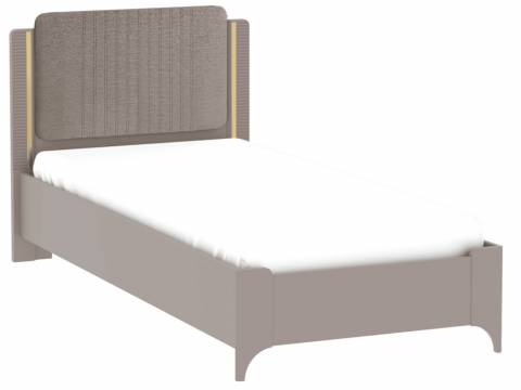 Кровать 900 Сиде Мокко (рогожка) без основания