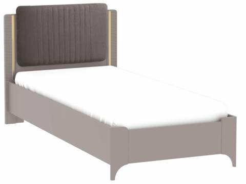 Кровать 900 Сиде Мокко (Велюр) без основания