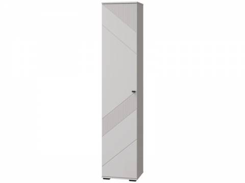 Шкаф однодверный для платья и белья (с выдвижной штангой) Кашемир