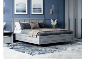 Кровать Вита 1400 тёмно серый лофт без основания