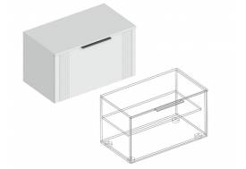 Тумба Вита 1-створка 800 белый лофт