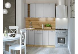 Кухонный гарнитур Валерия 1600 мм МДФ Вотан/Серый