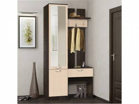 Прихожая Иннэс 3 венге /дуб белфорт