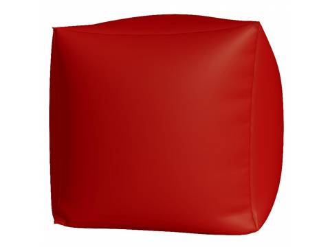 Пуфик Куб Макси красный