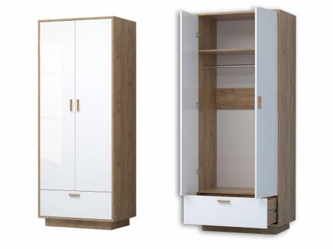 Шкаф Эго ШК-1 белый глянец цоколь