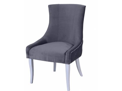 Стул Марцио серый опоры белые