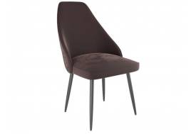 Стул Милан велюр кофе ножки черные