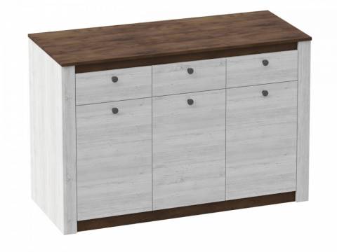 Тумба 3 двери и 3 ящика Даллас